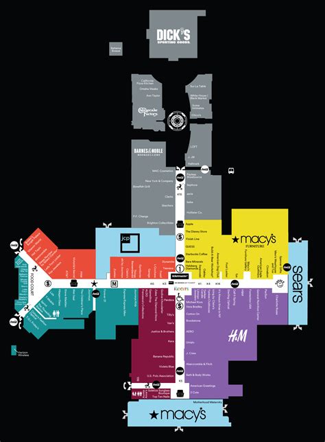 smith haven mall directory map.